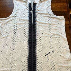 Jamie Sadock Gray Textured Sleeveless Top